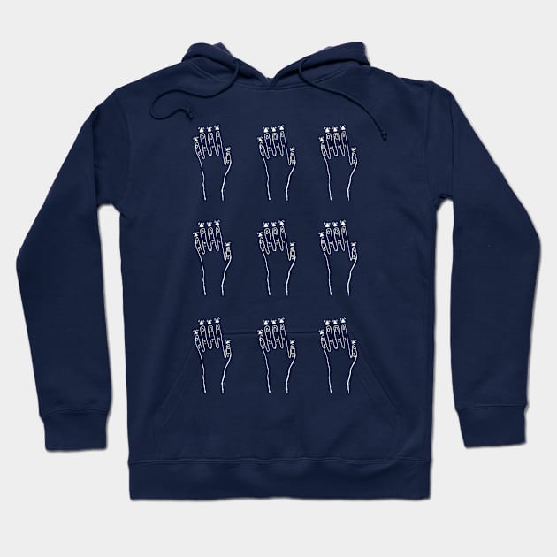 hands Hoodie by deerslugstudio